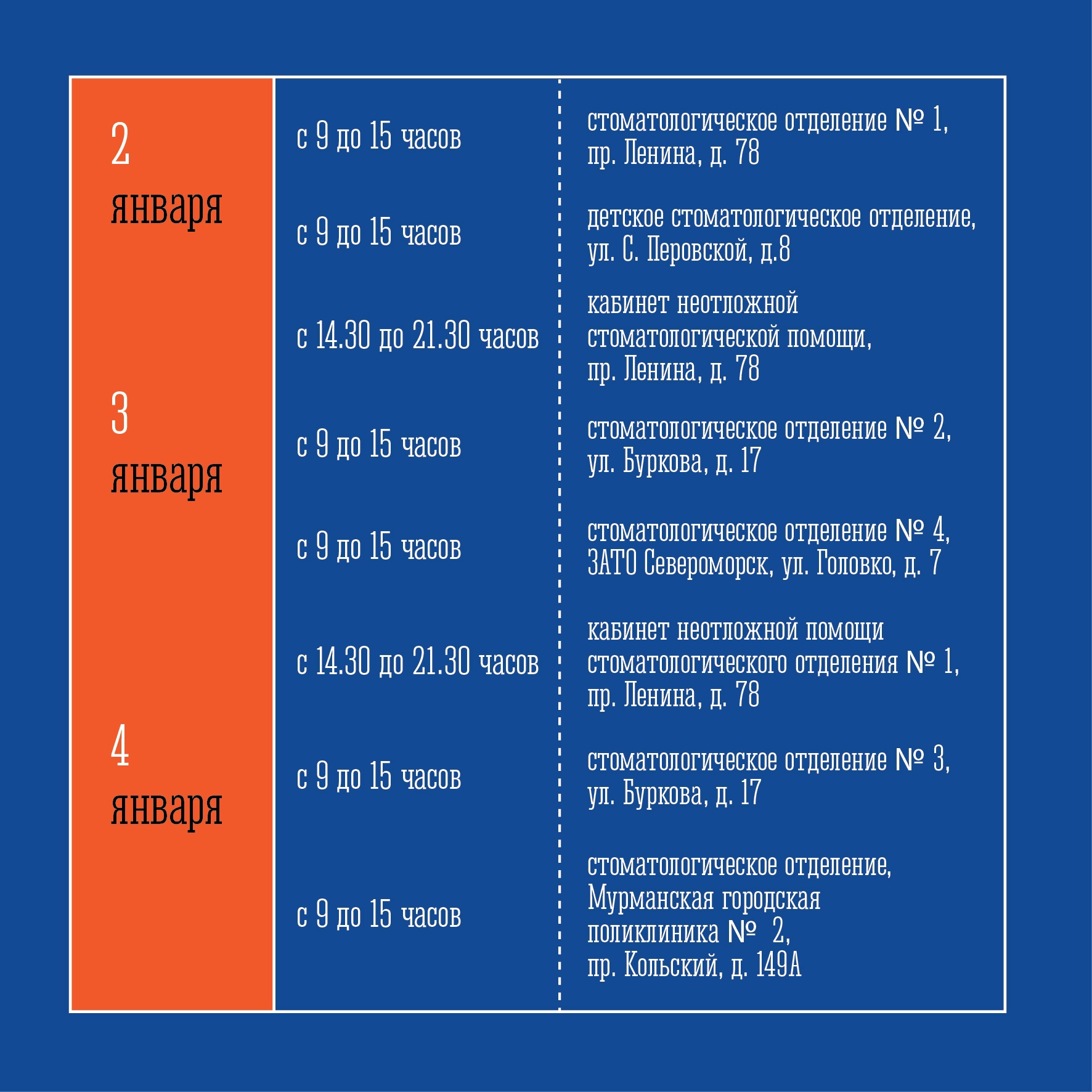 Известен график работы стоматологий Заполярья в новогодние праздники |  28.12.2023 | Мурманск - БезФормата