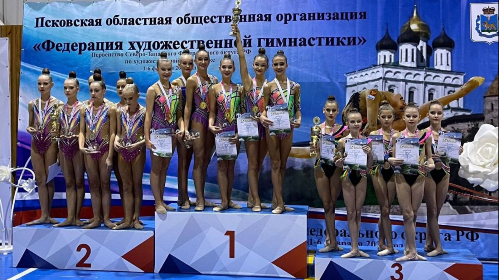 Мурманские гимнастки — абсолютные чемпионки первенства Северо-Запада