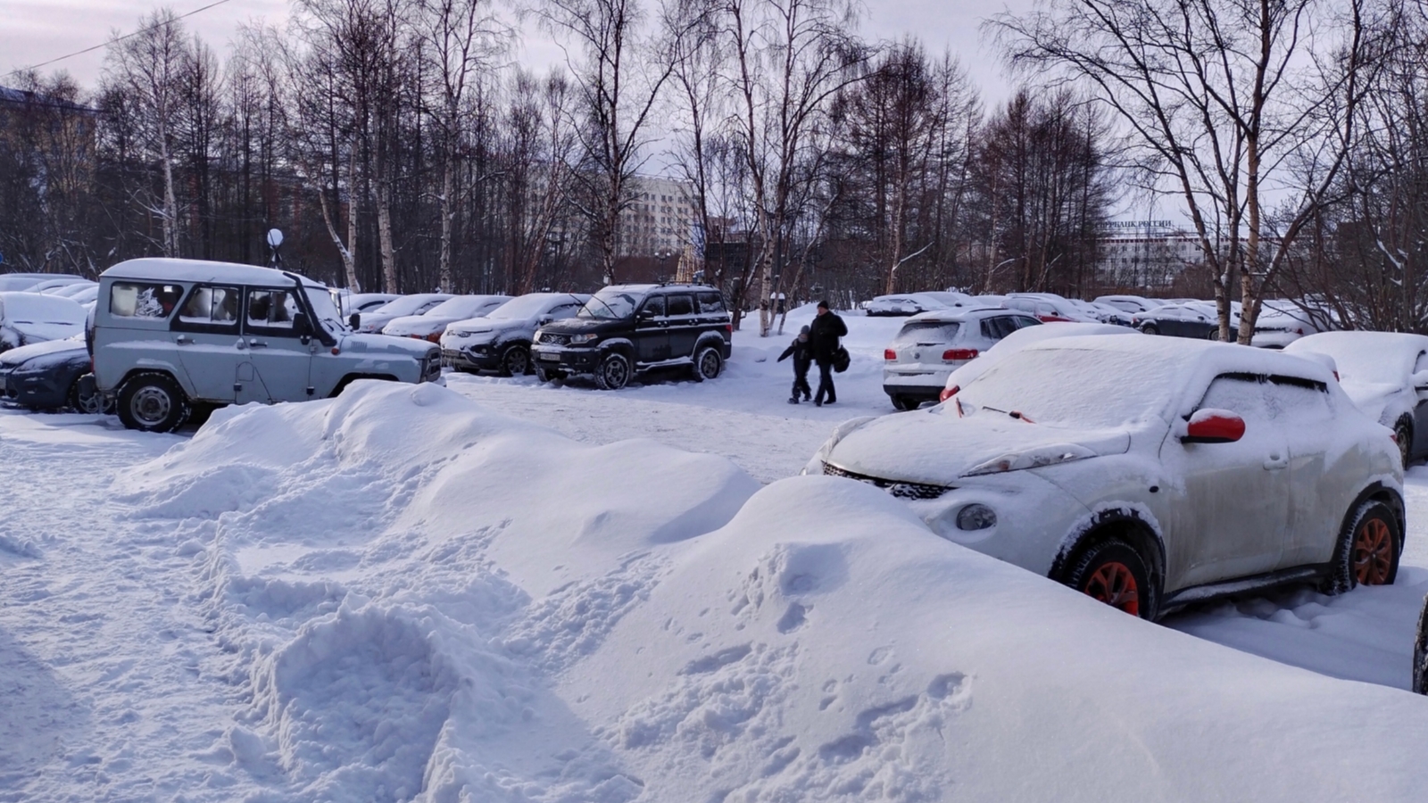 В Мурманске уже выпало 114% мартовской нормы снега