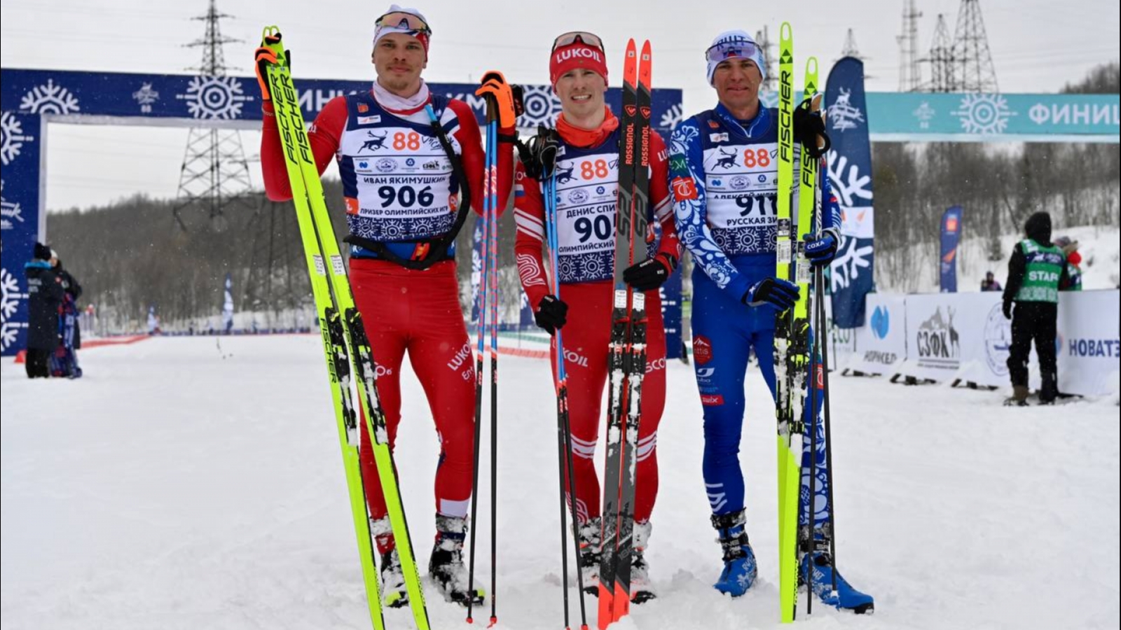 Известны имена победителей Мурманского лыжного марафона