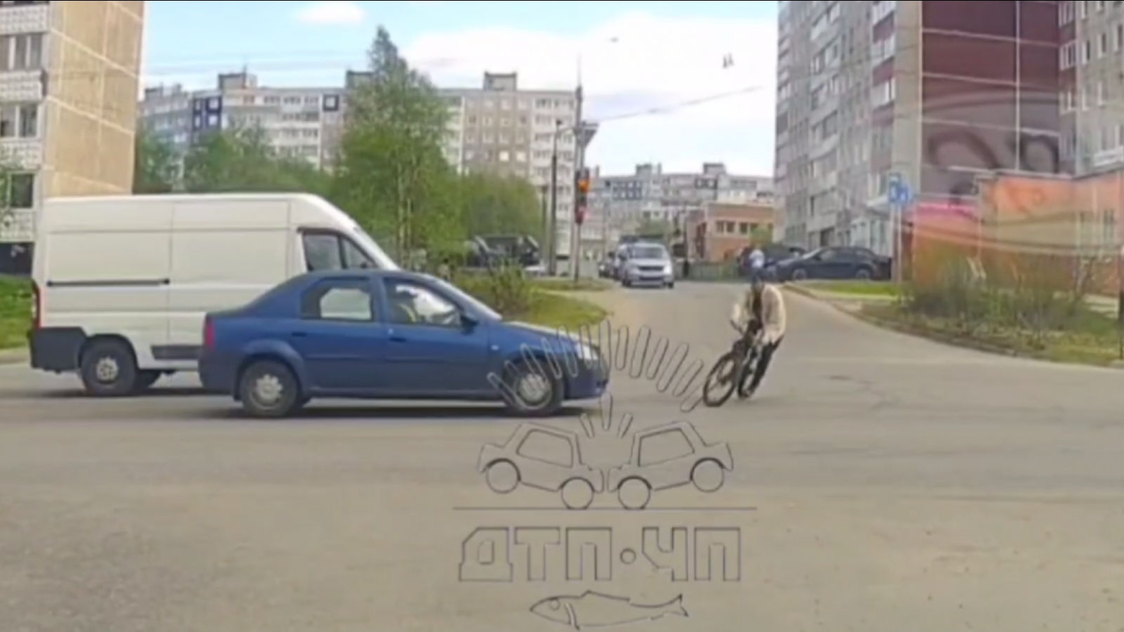 Попавшему под колёса велосипедисту в Мурманске внесли представление
