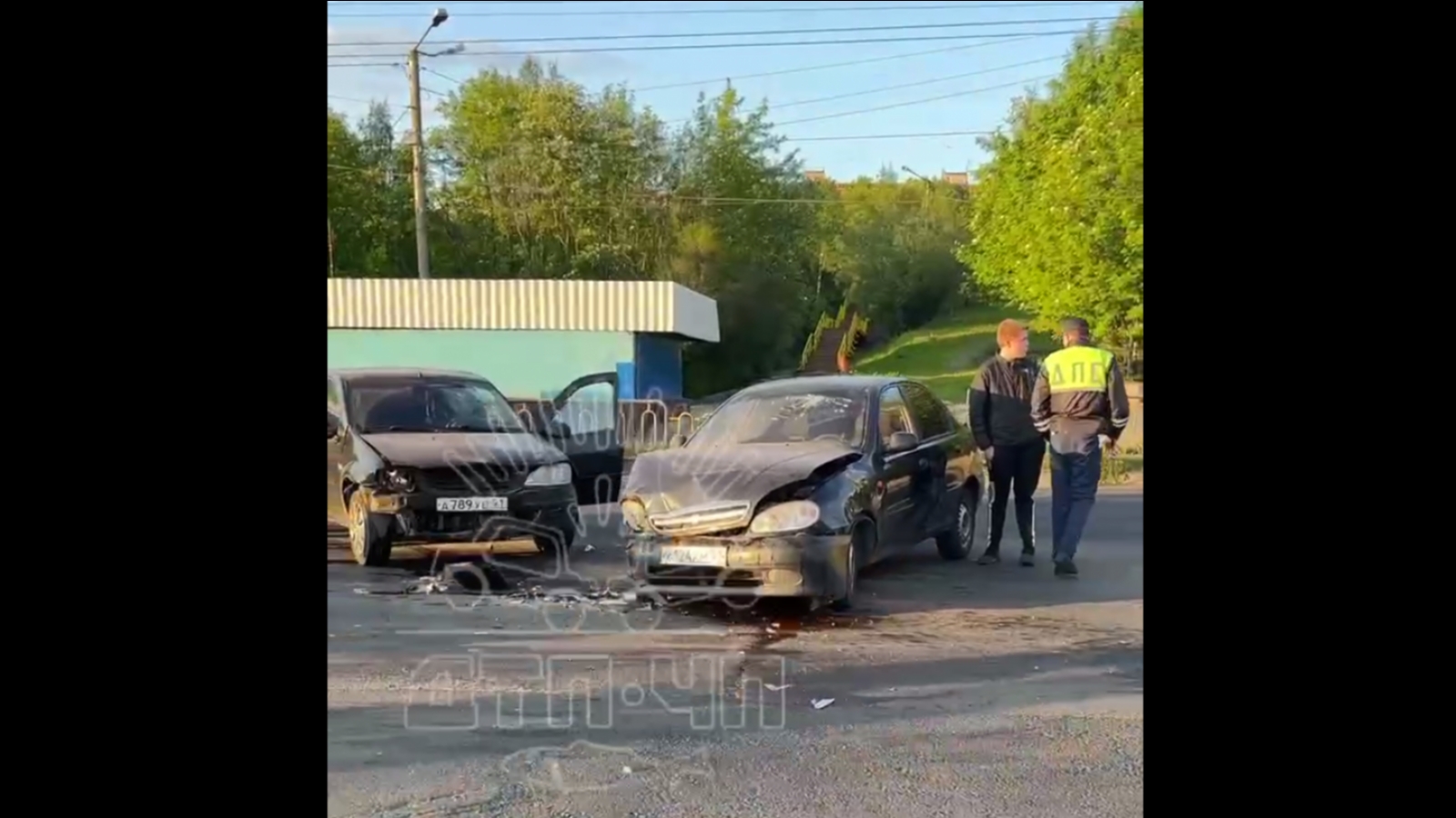 В Мурманске произошло серьёзное ДТП [видео]