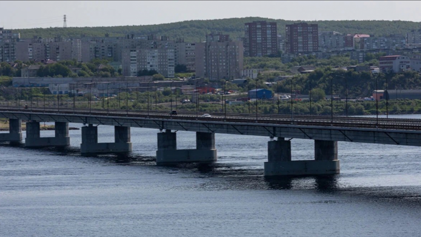 мост через кольский залив в мурманске