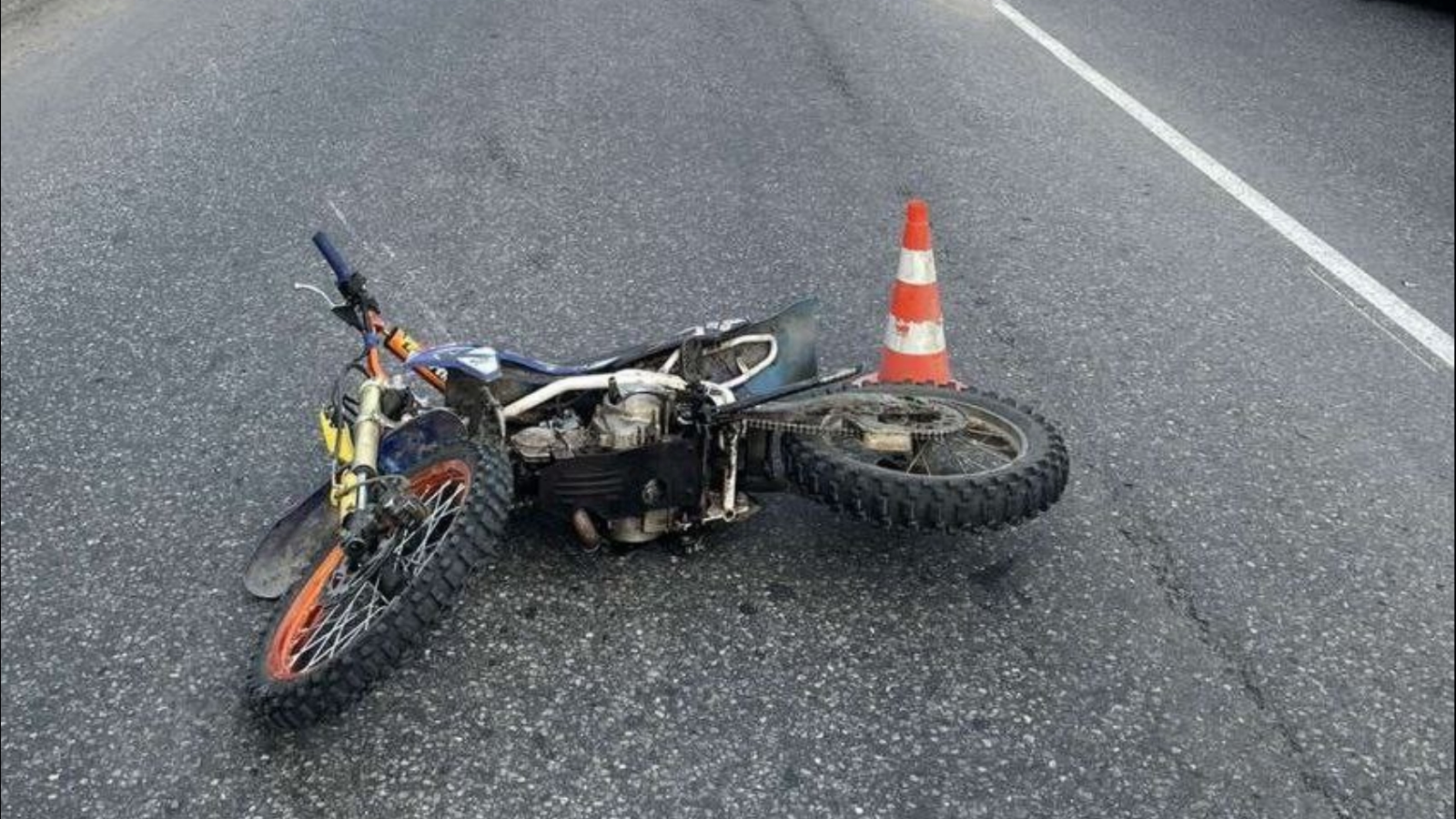 После аварии на Прибрежке мотоциклист попал в больницу