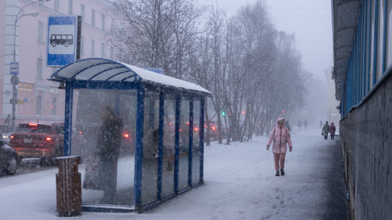В субботу в Мурманской области ожидается снег и сильный ветер