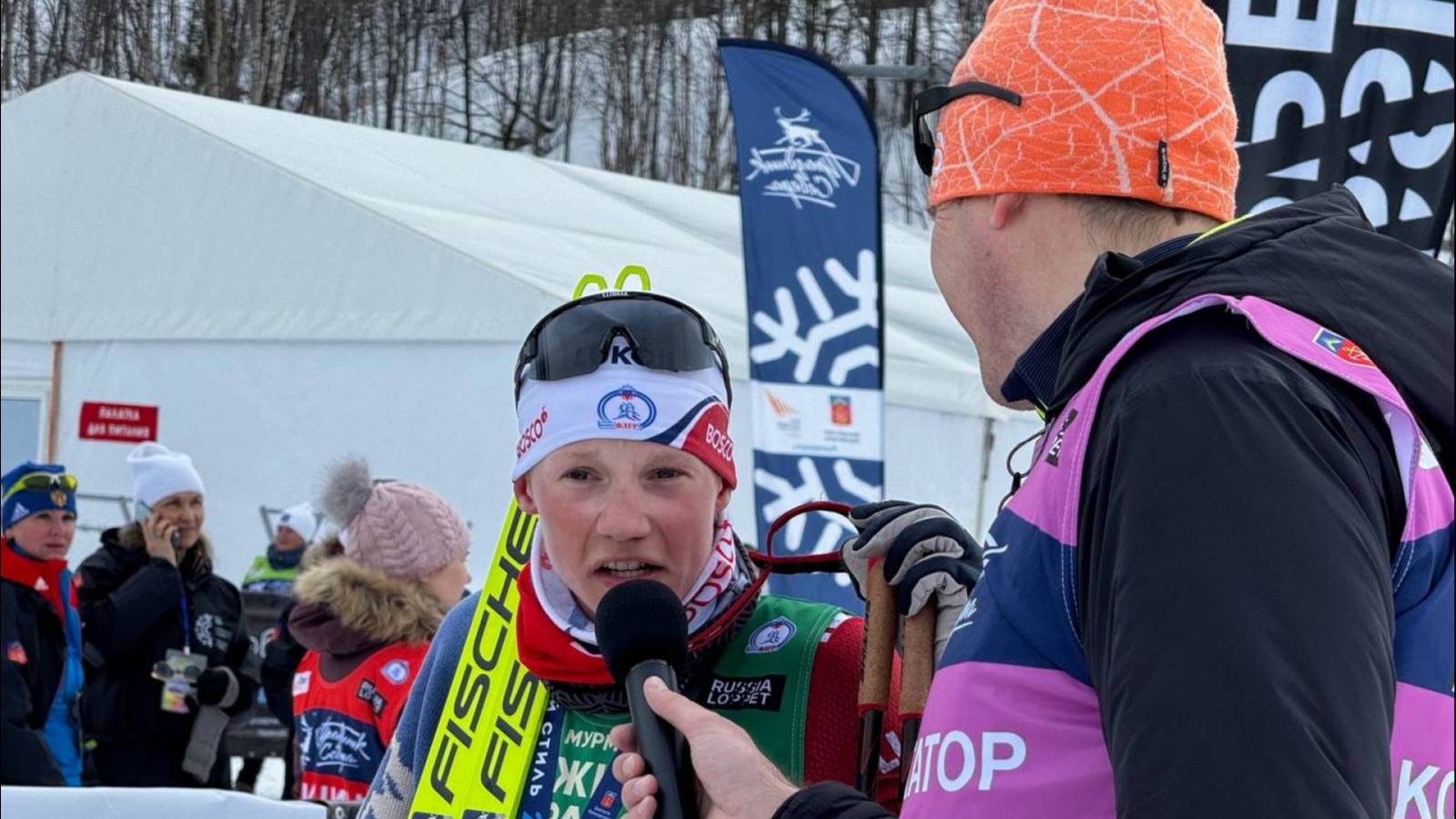 Первому победителю Мурманского лыжного марафона 17 лет