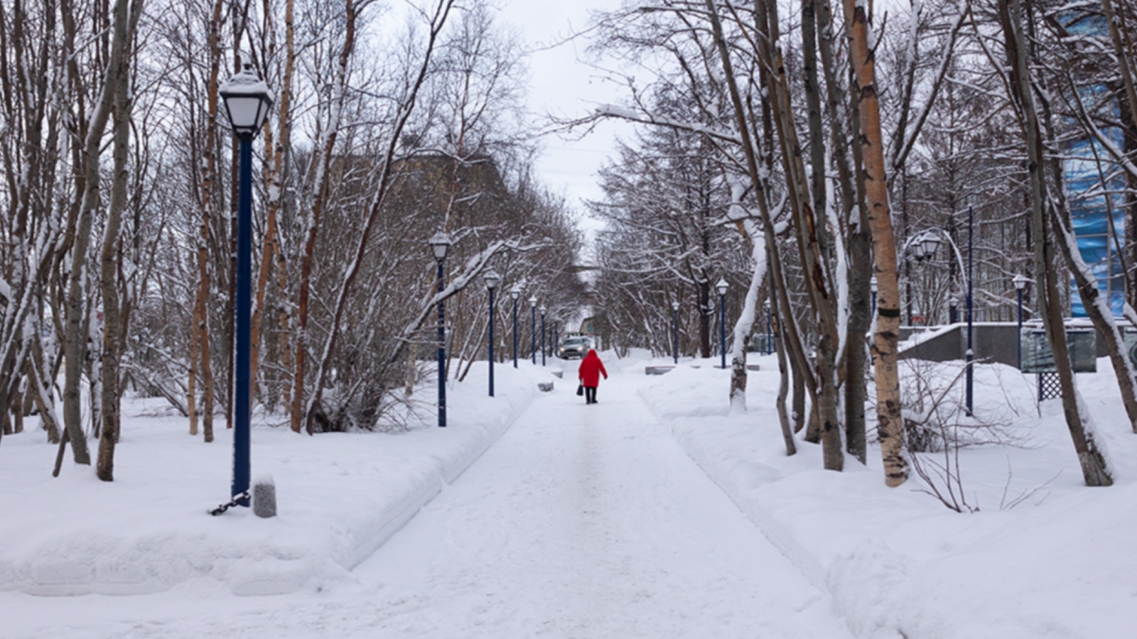 Количество жалоб на неубранный снег в Заполярье снизилось на 30%