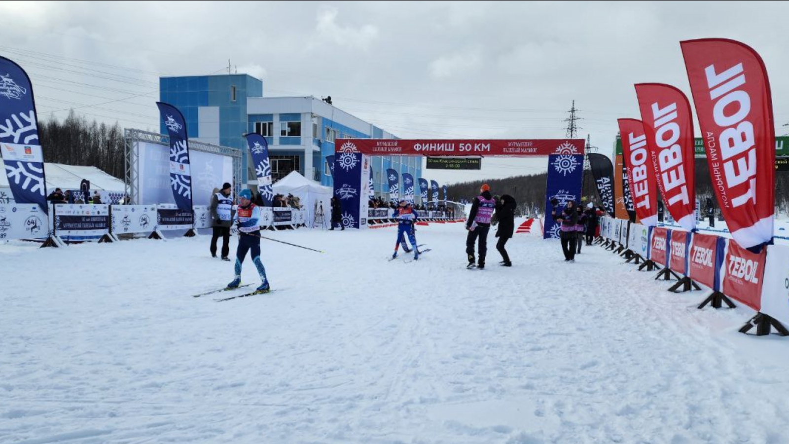 Второй день. Победители Мурманского лыжного марафона на 50 км среди женщин