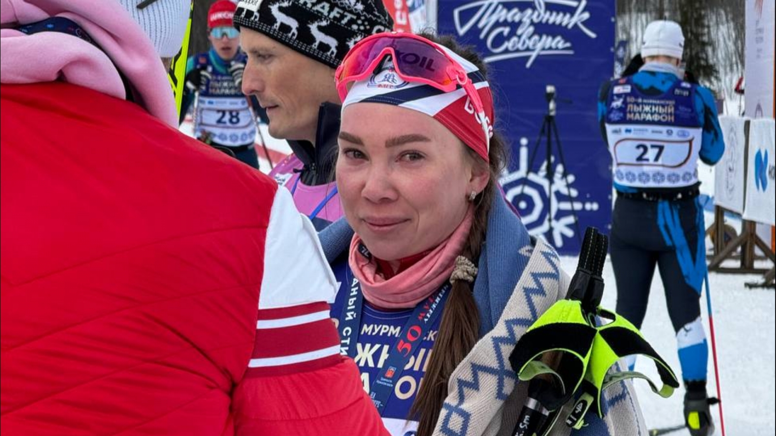 Telegram: Победительницу Мурманского лыжного марафона довели до слёз организаторы
