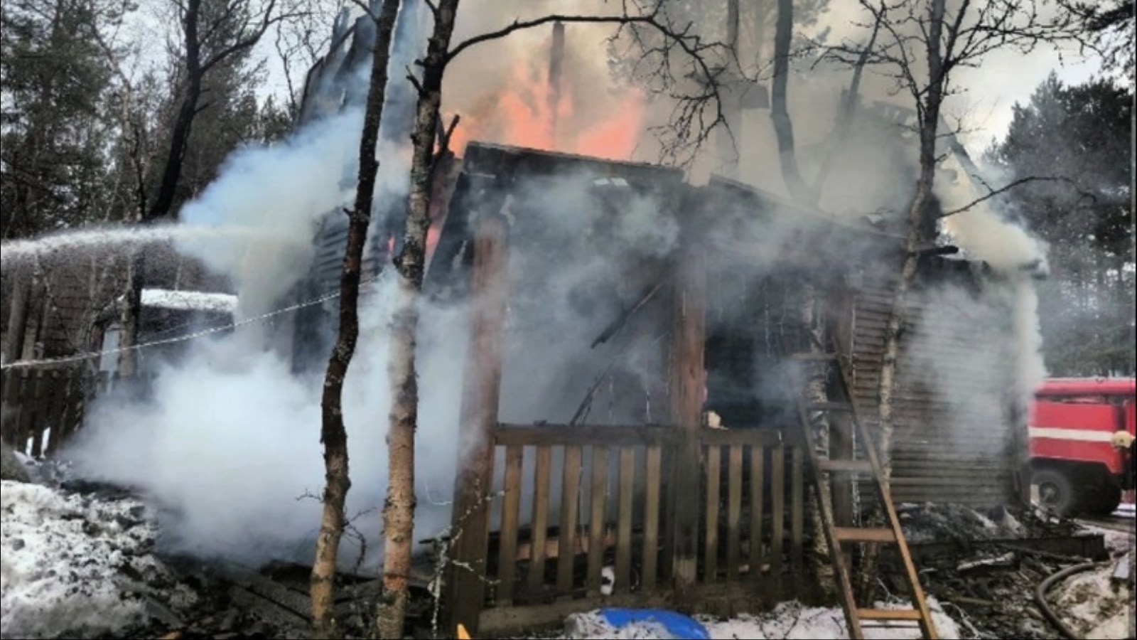 В Шонгуе пожару присвоили ранг 1БИС