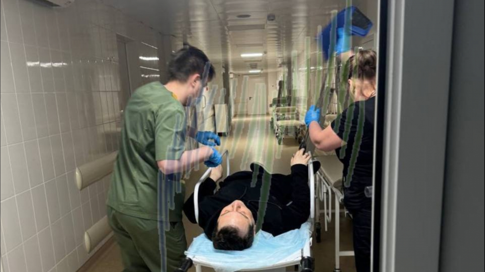 Фотография Чибиса в больнице после нападения