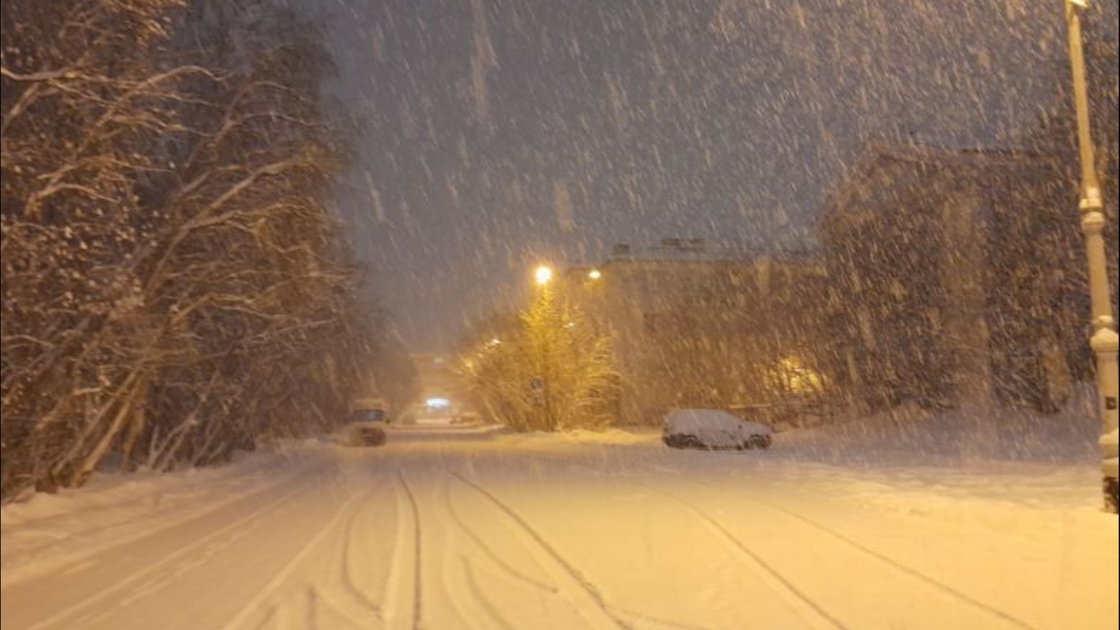 В Мурманске за день выпало 7 см снега