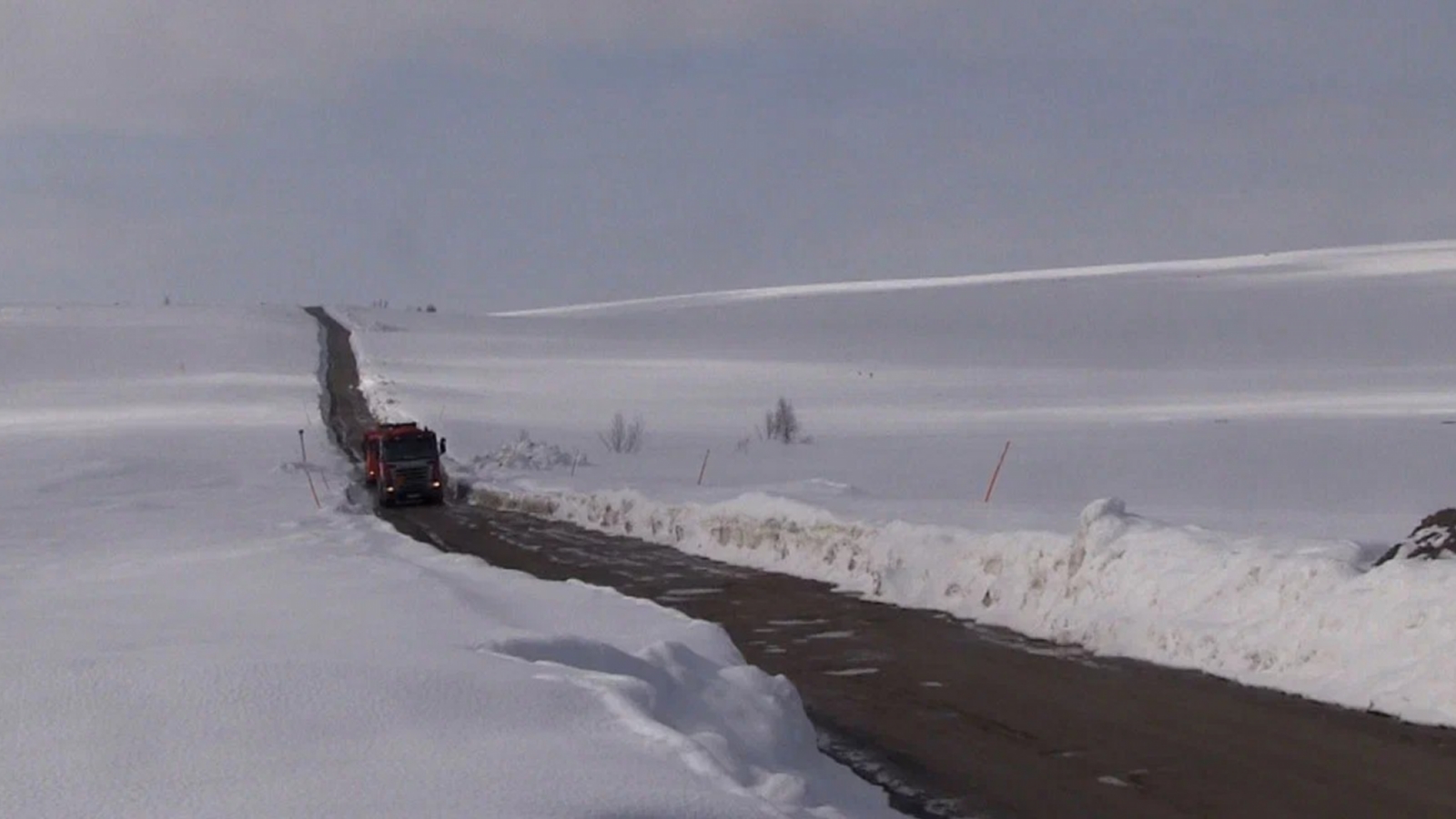Дорога к посёлку Туманный закрыта