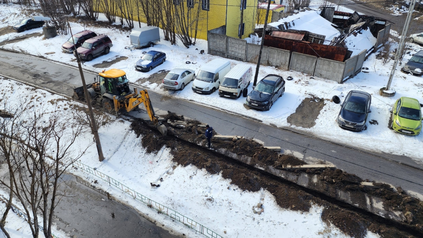 На Фестивальной в Мурманске начался ремонт дороги