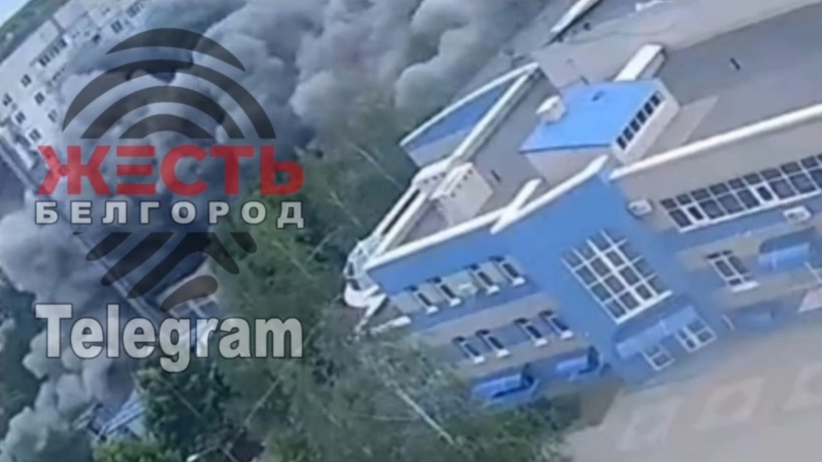 Момент прилёта снаряда ВСУ в жилой дом в Белгороде попал на [видео]