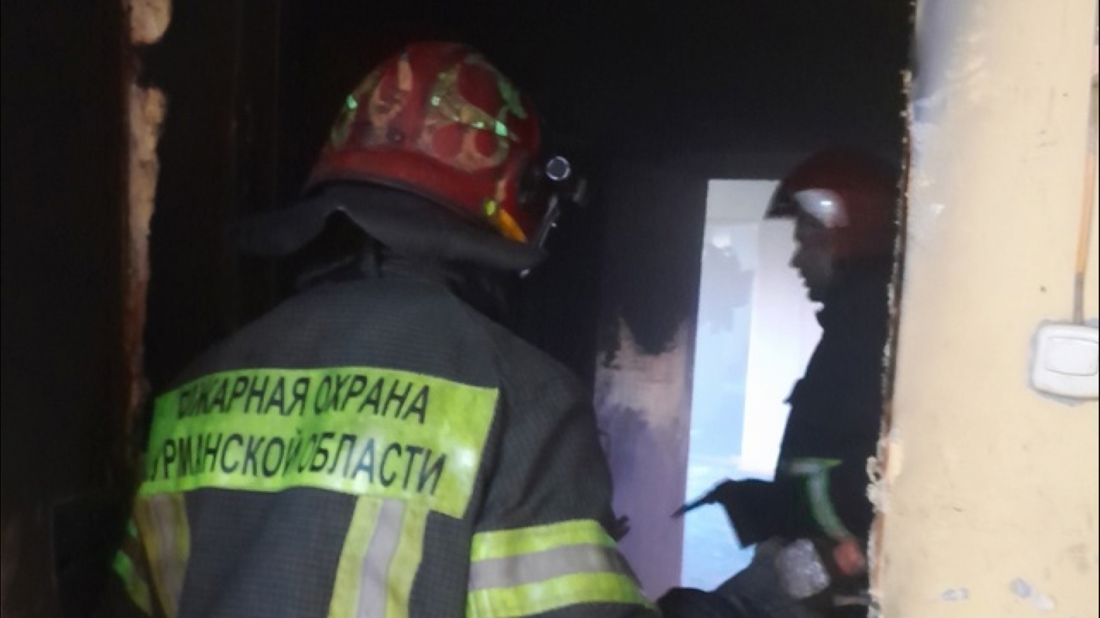 В Мурманске в пожаре пострадал один человек