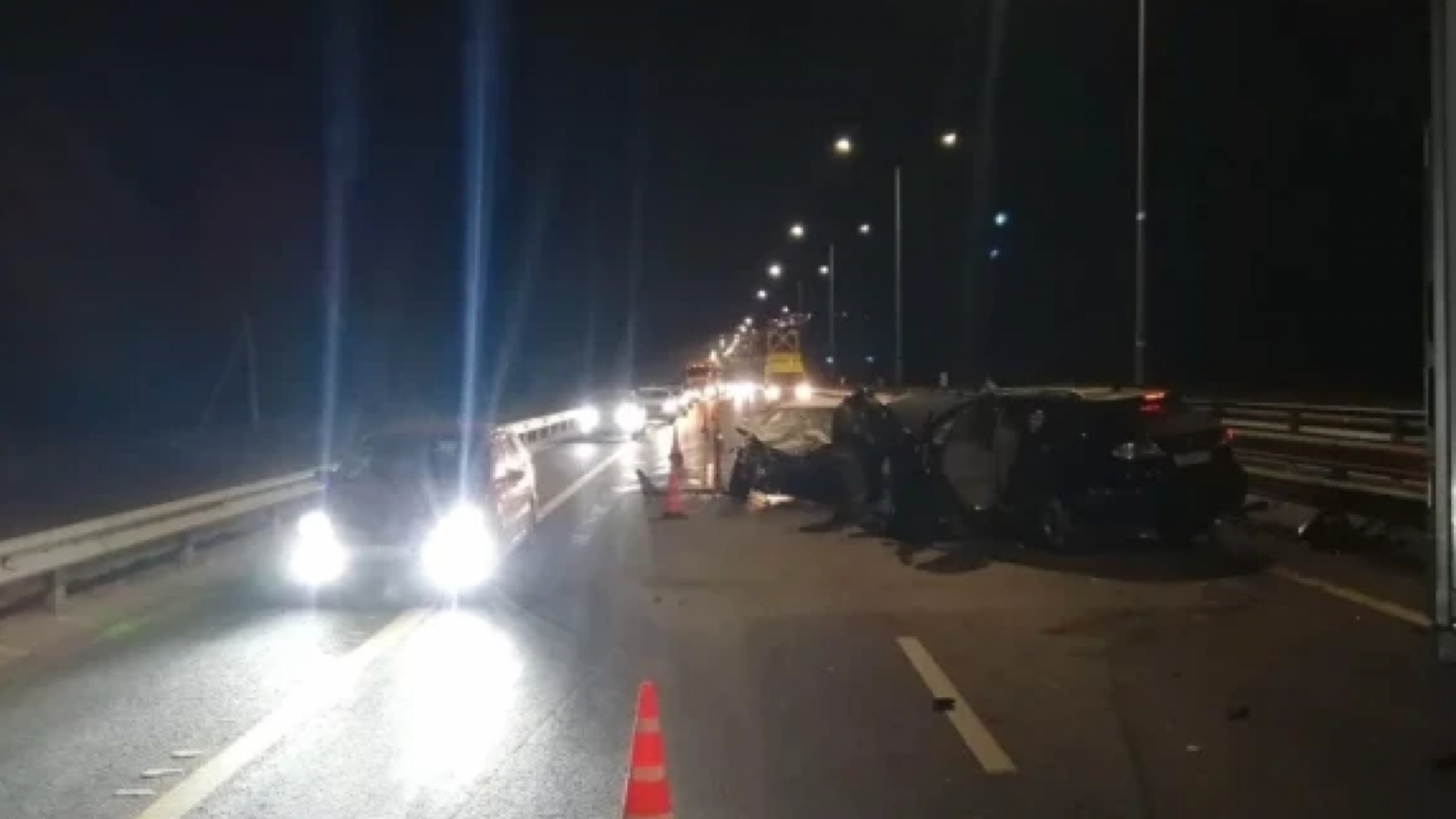 Пьяный на Lexus с мурманскими номерами устроил аварию с двумя пострадавшими