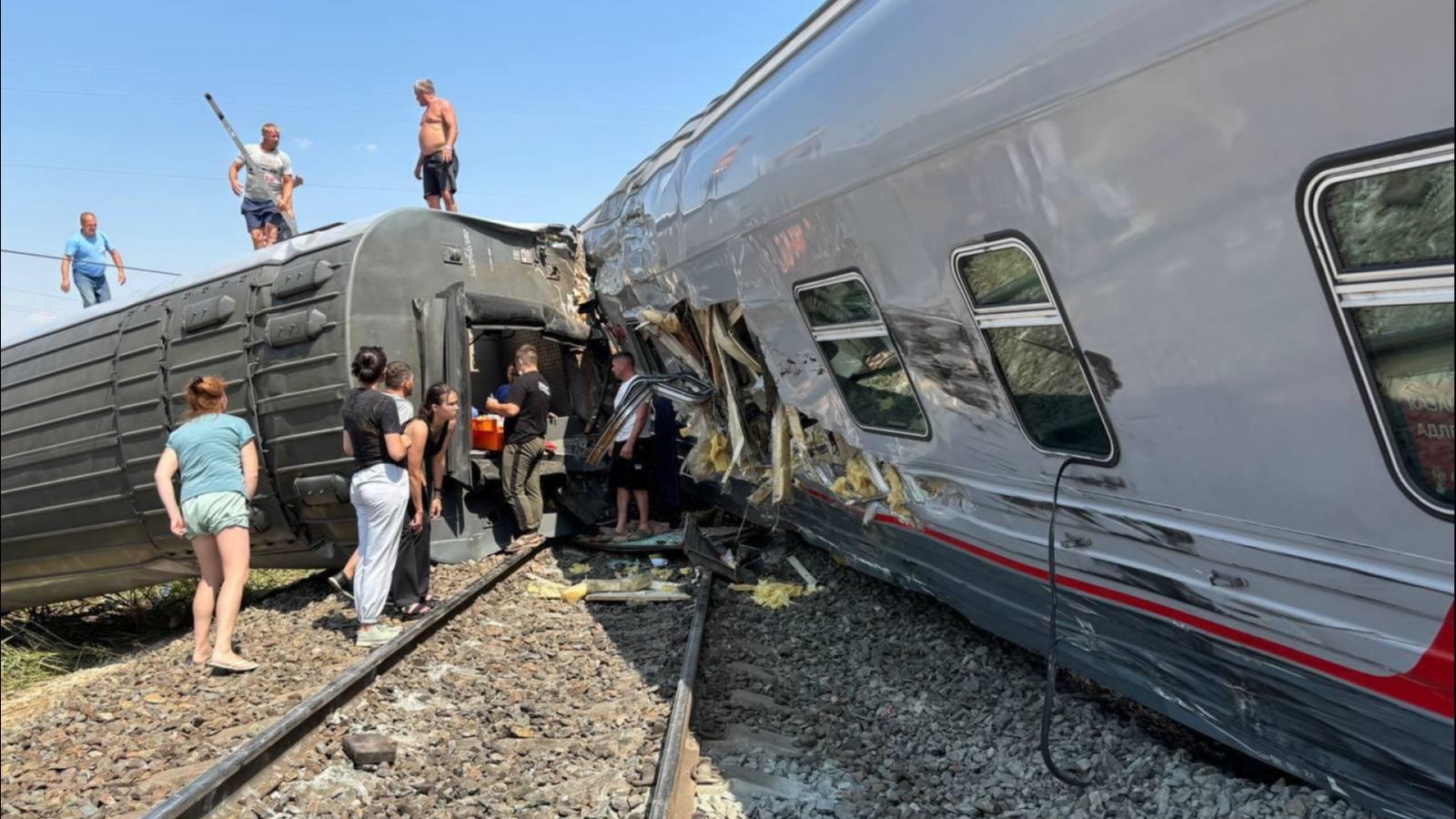 Известно число пострадавших в крушении поезда
