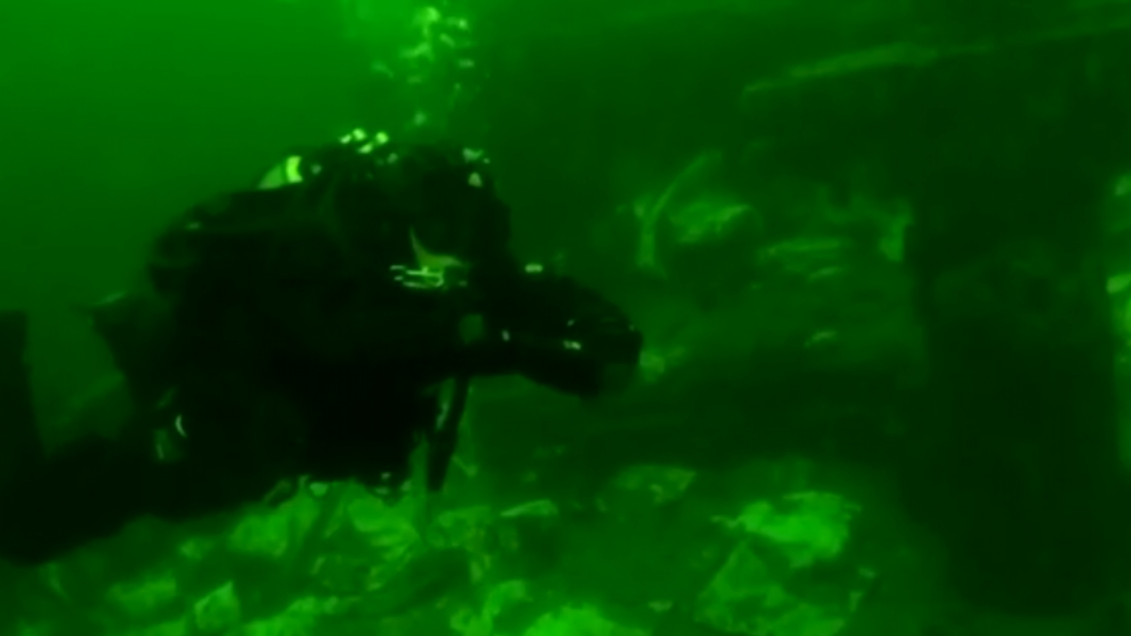Затонувшее судно обнаружили дайверы на дне Кольского залива