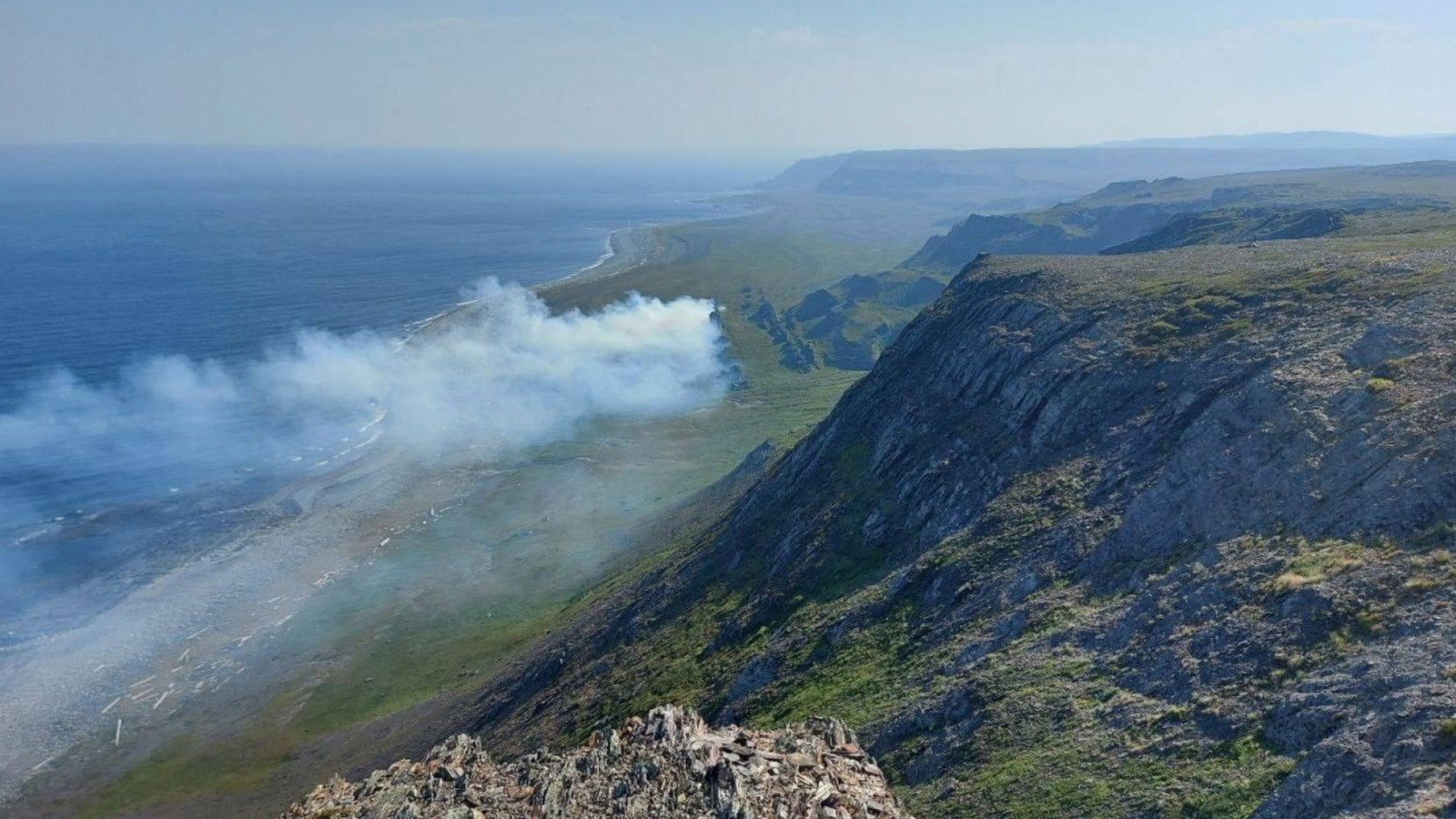 На Рыбачьем произошел лесной пожар